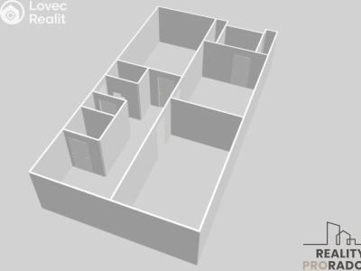 Prodej bytu 3+1 Chomutov, Kyjická č. 15