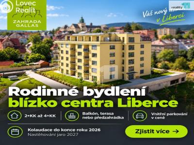 Продажа квартиры 3+KK Liberec, Švermova č. 83