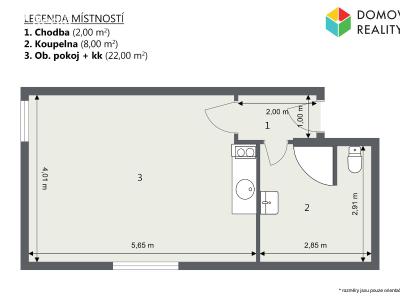 Продаж квартири 1+KK Černý Důl č. 19