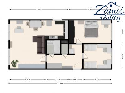 Sale apartment 3+KK Slaný, Pražská 322 č. 7