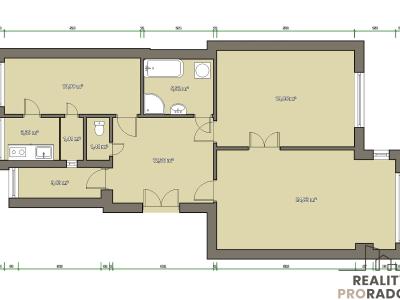 Sale apartment 3+KK Praha, Heřmanova č. 2