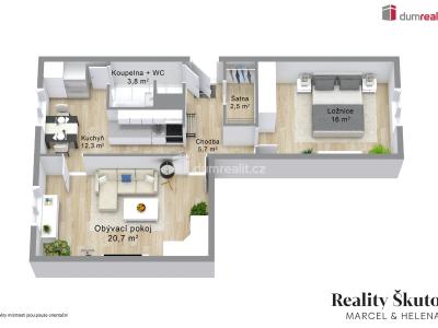 Продаж квартири 2+1 Ústí nad Labem, Švestková č. 5