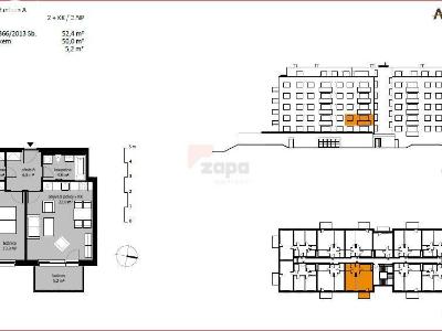 Аренда квартиры 2+KK Praha, Sedlářova č. 20