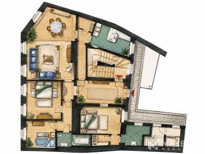 Аренда квартиры 4+KK Praha, Vlašská č. 10