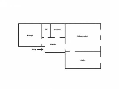 Продаж квартири 2+1 Karlovy Vary, Vítězná č. 8