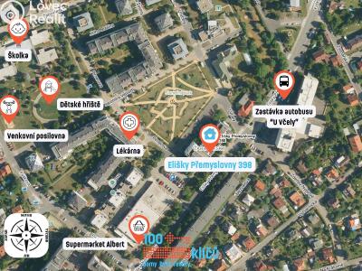 Аренда квартиры 3+KK Praha, Elišky Přemyslovny 398 č. 17