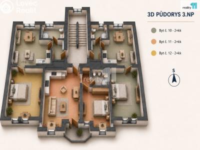 Аренда квартиры 2+KK Liberec, Chrastavská č. 17