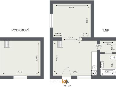 Продаж квартири 1+1 Drahanovice č. 21