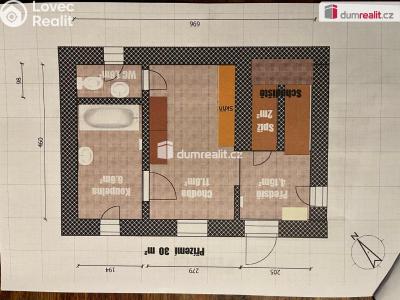 Rent apartment 2+KK Kolín, Nová č. 25