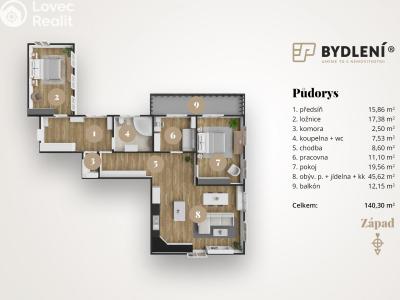 Prodej bytu 4+KK Ústí nad Labem, Karla IV. č. 3