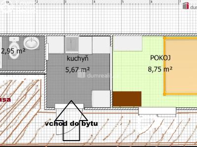 Аренда квартиры 1+KK Luhačovice, Branka č. 4