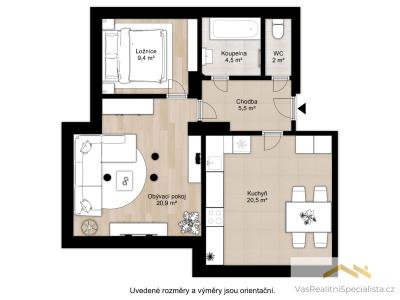 Продажа квартиры 3+KK Říčany, Olivova č. 16