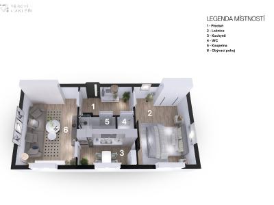 Sale apartment 2+1 Ostrava, Závodní č. 17