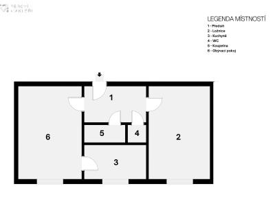 Sale apartment 2+1 Ostrava, Závodní č. 18