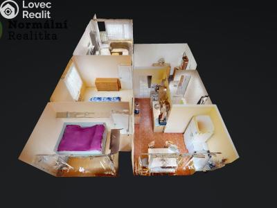Prodej bytu 3+1 Děčín, U Tvrze č. 54