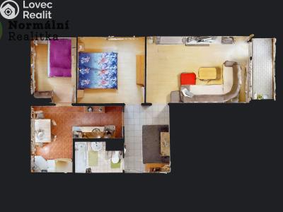 Sale apartment 3+1 Děčín, U Tvrze č. 48