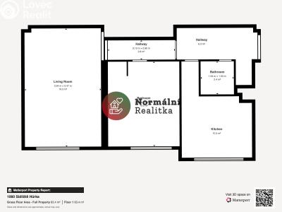 Sale apartment 2+1 Kralupy nad Vltavou, sídl. Hůrka č. 16