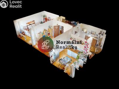 Sale apartment 2+1 Kralupy nad Vltavou, sídl. Hůrka č. 32