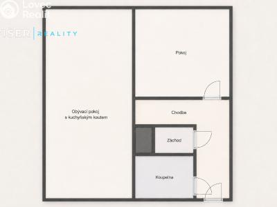Продажа квартиры 2+KK Brno, Spodní č. 23