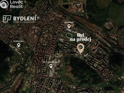 Prodej bytu 3+1 Most, Moskevská č. 15