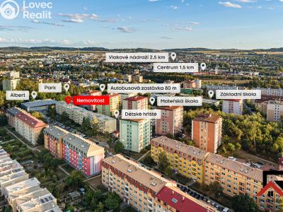 Prodej bytu 3+1 Třebíč, Gen. Svobody č. 20