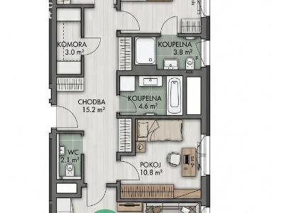 Продажа квартиры 4+KK Praha, Thomasova č. 1