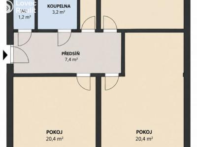 Prodej bytu 3+1 Ostrava, Výškovická č. 12