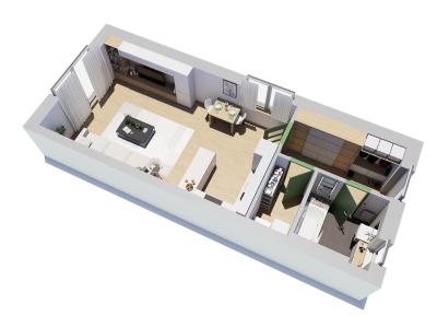 Sale apartment 1+KK Paceřice č. 12