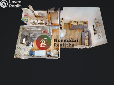 Sale apartment 1+KK Kralupy nad Vltavou, sídl. Hůrka č. 34