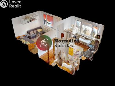 Sale apartment 1+KK Kralupy nad Vltavou, sídl. Hůrka č. 36