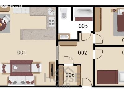 Sale apartment 3+KK Praha, Křivenická č. 25