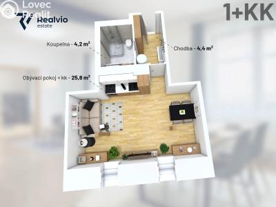 Prodej atypického bytu Praha, Sokolovská č. 24