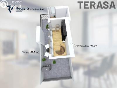 Prodej půdního prostoru Praha, Sokolovská č. 17