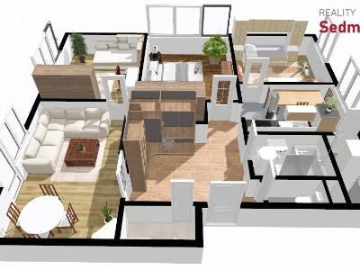 Продаж квартири 4+1 Žďár nad Sázavou, Lučiny č. 23