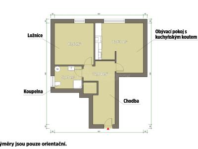 Rent apartment 2+KK Chotěšov, Kollárova č. 16