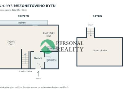 Sale apartment 2+KK Poděbrady, Říční č. 18