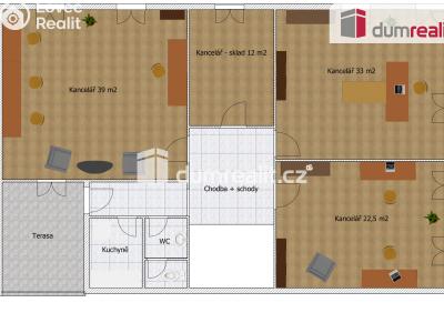 Rent office space Břeclav, Nová č. 7