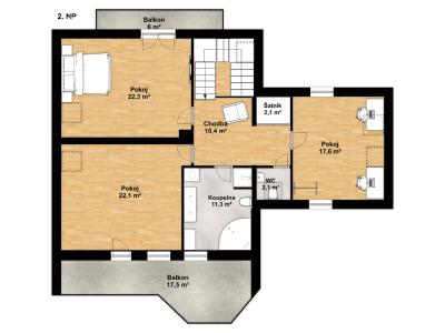 Sale family house Kly č. 12