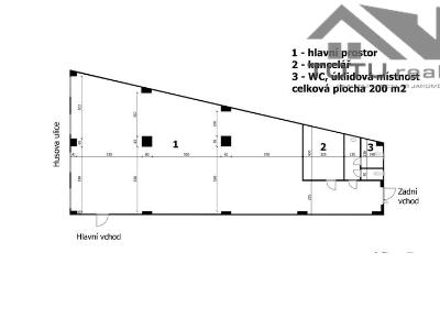 Rent commercial space Jaroměř, Husova č. 15