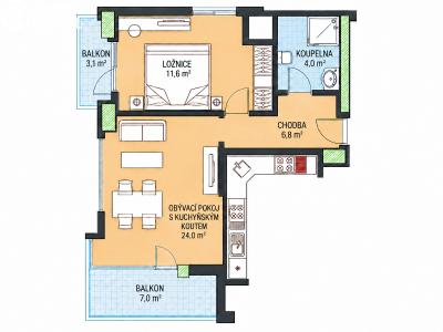 Продаж квартири 1+1 252. Sokak,Alanya, č. 24