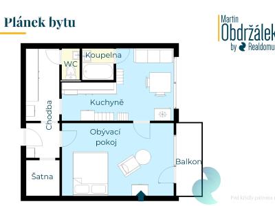 Продажа квартиры 1+1 České Budějovice, Kubatova č. 4