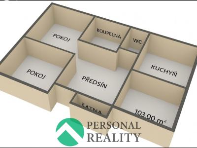 Продаж квартири 3+1 Praha, Jugoslávských partyzánů č. 13