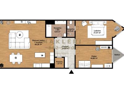 Продаж квартири 3+KK Praha, Trojská č. 34