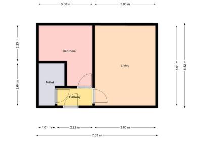 Prodej bytu 2+KK Praha, Rýmařovská 362 č. 12