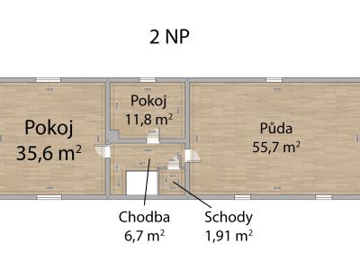 Sale family house Kožlany č. 20