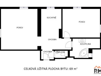 Продажа квартиры 2+1 Jihlava, Zahradní č. 13