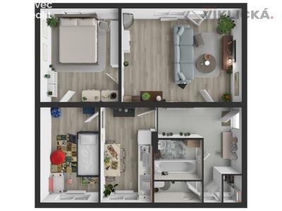 Продажа квартиры 3+1 Brno, Spáčilova č. 27
