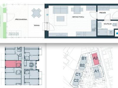 Продажа квартиры 1+KK Kladno, U Mrazíren 3569 č. 27