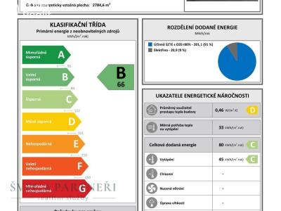 Продажа квартиры 2+KK České Budějovice, Větrná č. 14
