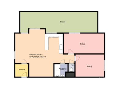 Rent apartment 3+KK Praha, Bohdanečská č. 20